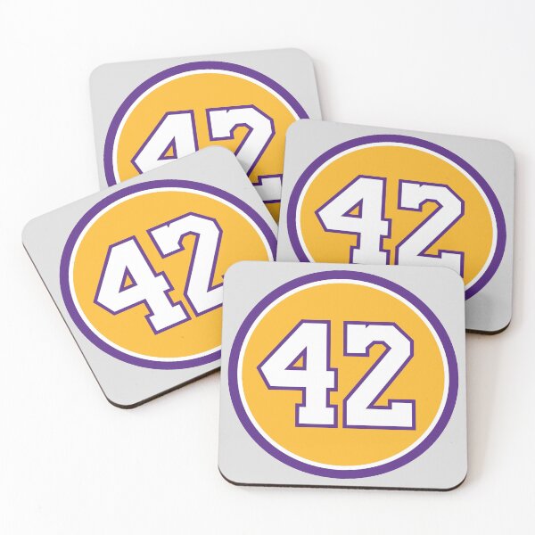 Item preview, James Worthy #42 Jersey Number designed and sold by StickBall.