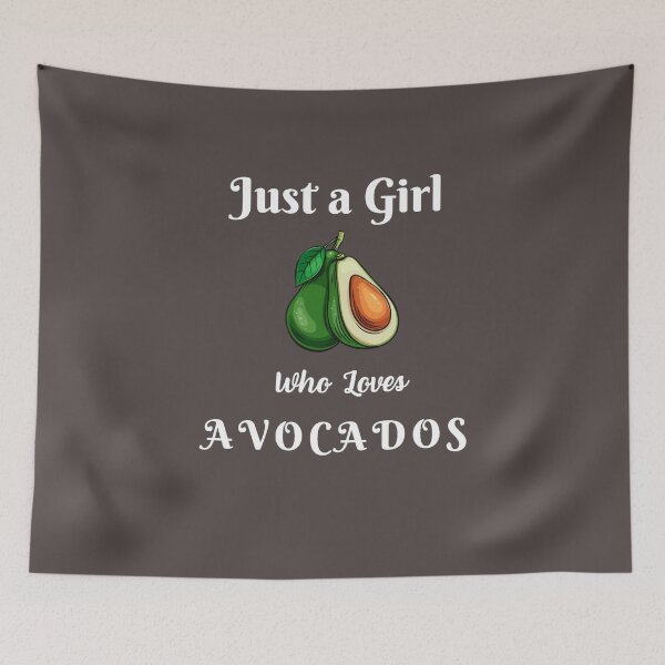 Item preview, Just A Girl Who Loves Avocados , funny Avocado , This Avocado is a funny birthday and Christmas gift designed and sold by Mekoooo.
