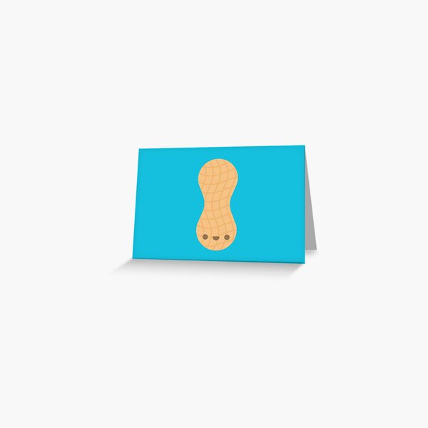 Cute Kawaii Peanut Greeting Card