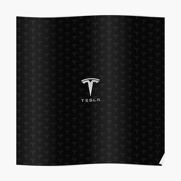 Tesla 2021 Posters | Redbubble