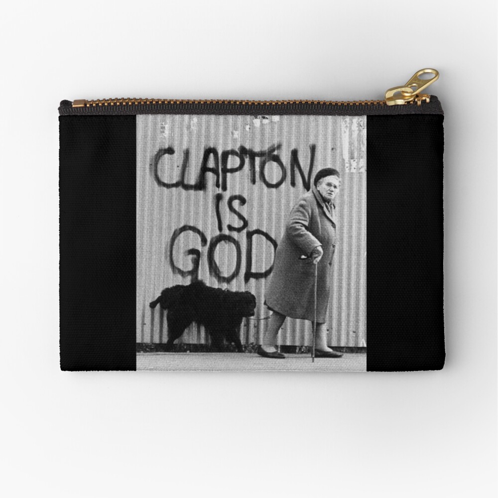 Clapton is God Zipper Pouch