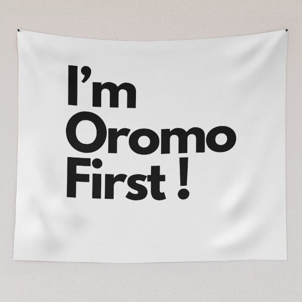 Item preview, Oromo First Jawaar Mohammed’s slogan designed and sold by OroCan.