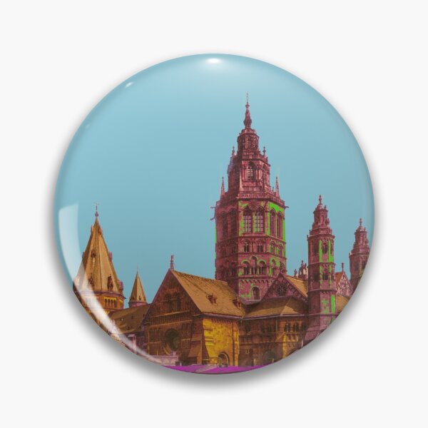 Item preview, nostalgic view of Mainz Cathedral, great sight in Germany designed and sold by Mauswohn.