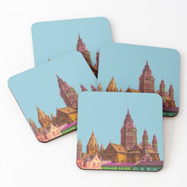 Item preview, nostalgic view of Mainz Cathedral, great sight in Germany designed and sold by Mauswohn.