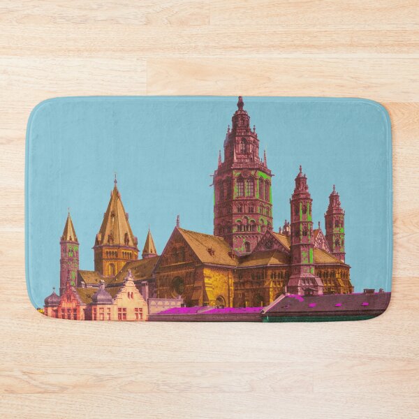 Item preview, nostalgic view of Mainz Cathedral, great sight in Germany designed and sold by Mauswohn.
