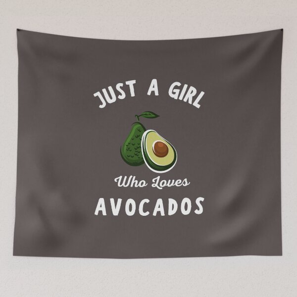 Item preview, Just A Girl Who Loves Avocados , funny Avocado , This Avocado is a funny birthday and Christmas gift designed and sold by Mekoooo.