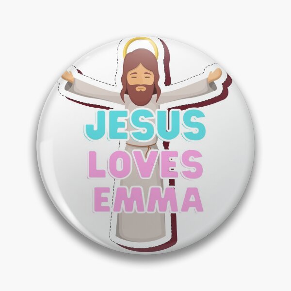 Item preview, Jesus Loves Emma designed and sold by Sheen-designs.