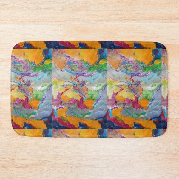 Item preview, Basking in Funky Brights Abstract from  Original Acrylic Painting VIVBRAD Design Collection  designed and sold by vivbrad.