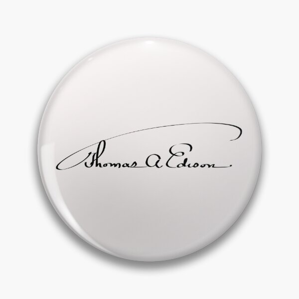 Item preview,  thomas edison signature designed and sold by mikoala50.