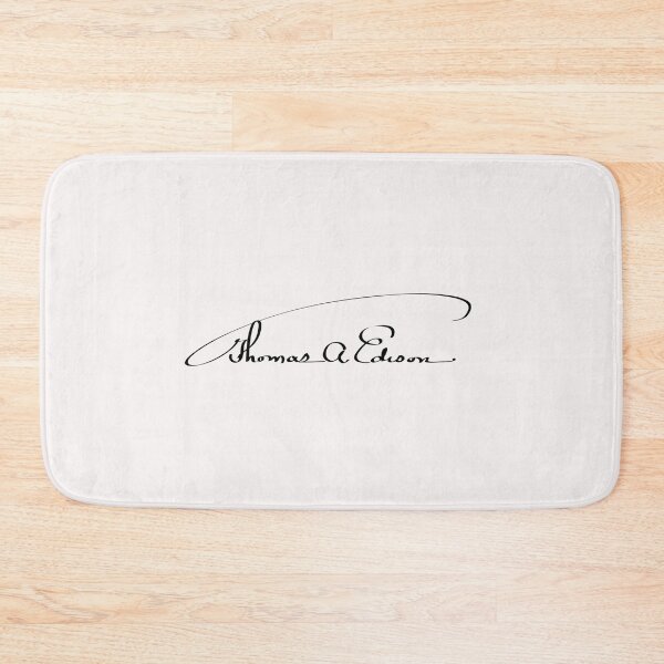 Item preview,  thomas edison signature designed and sold by mikoala50.