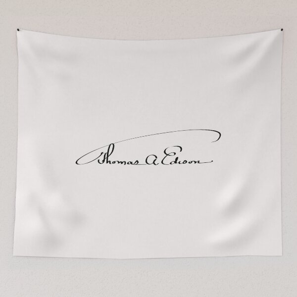 Item preview,  thomas edison signature designed and sold by mikoala50.