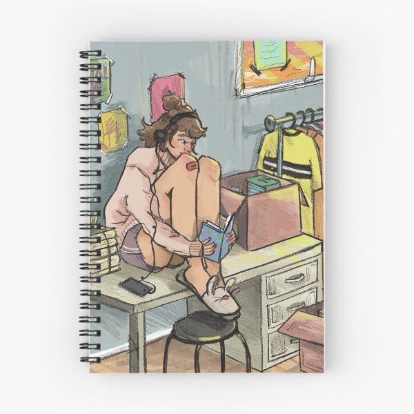 Item preview, Reading a Diary designed and sold by belleeiht.