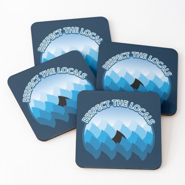 Item preview, Respect the Locals - Shark designed and sold by TMBTM.
