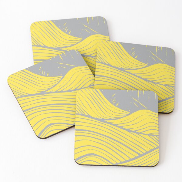 Item preview, The yellow waves designed and sold by Swadeillustrations.