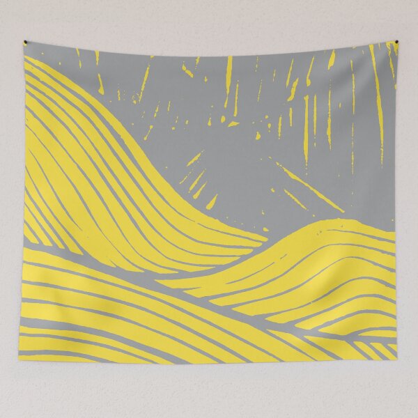 Item preview, The yellow waves designed and sold by Swadeillustrations.