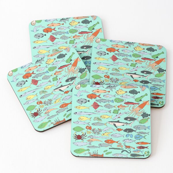 Item preview, New Zealand Fish Poster designed and sold by PicturesByOlly.