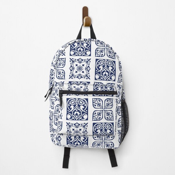 Item preview, Blue tile pattern designed and sold by Mandala & More.