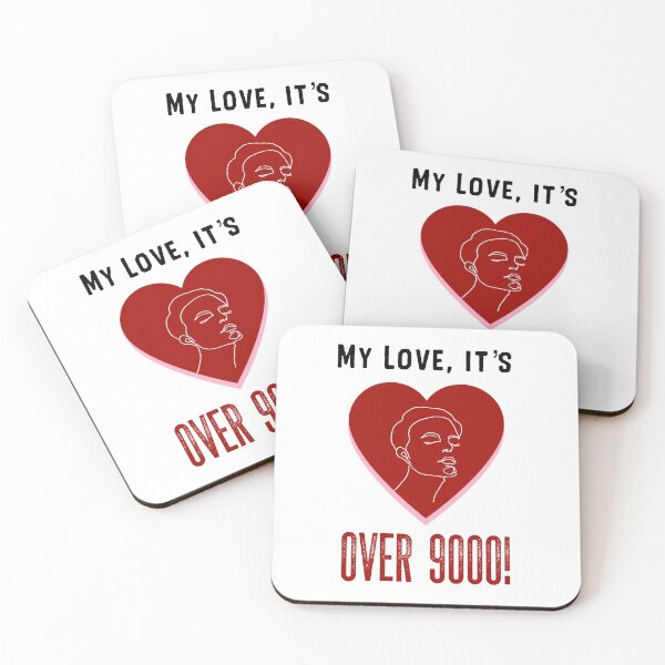 Item preview, My Love It’s Over 9000! designed and sold by shoebeltshorts.