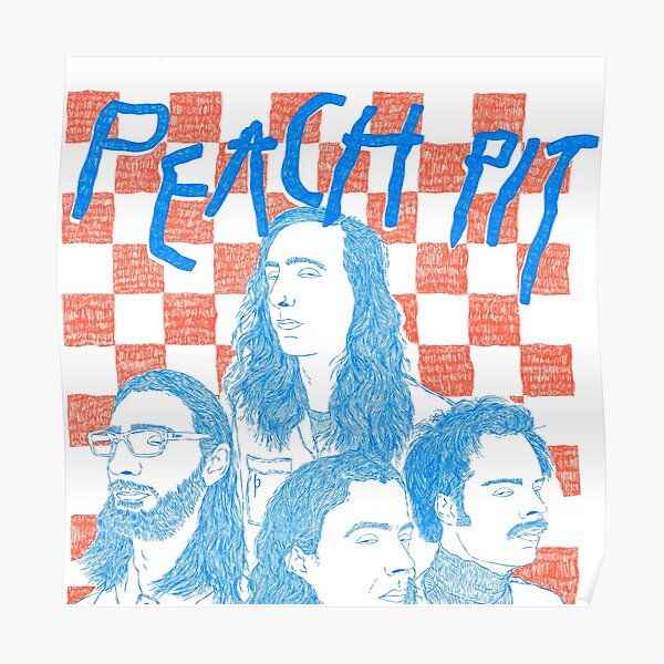 Peach Pit Posters Redbubble