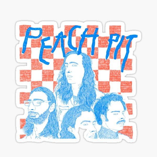 Peach Pit Stickers Redbubble