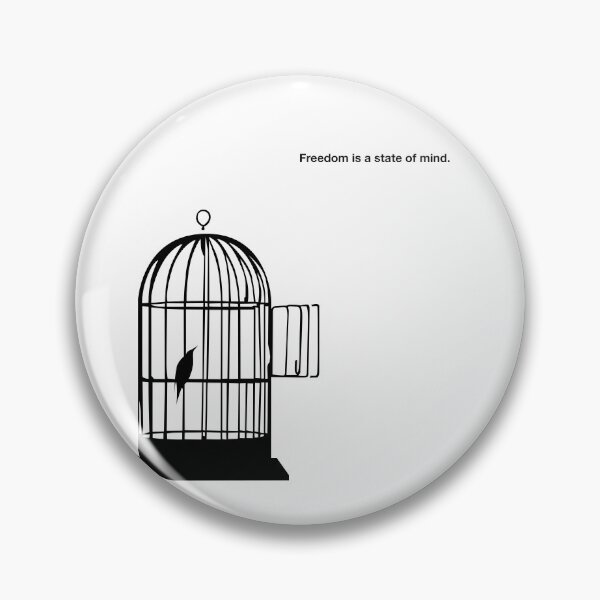 Item preview, Freedom is a state of mind. designed and sold by ilgregg.