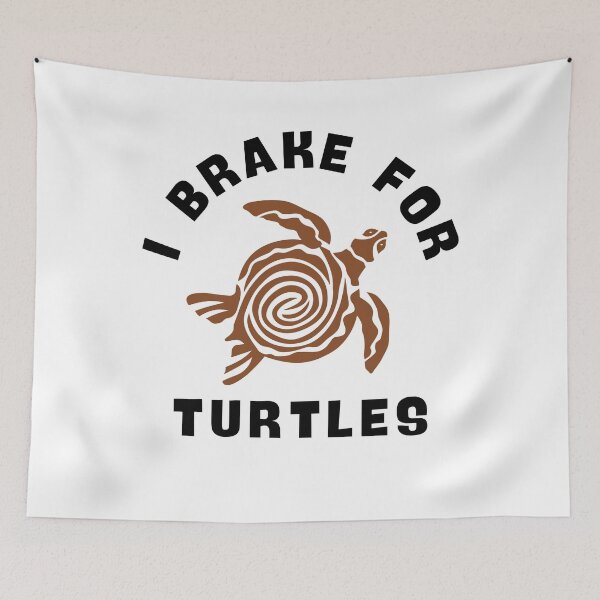 Item preview, I Brake for Turtles Turtle Lover designed and sold by ModkMerch.