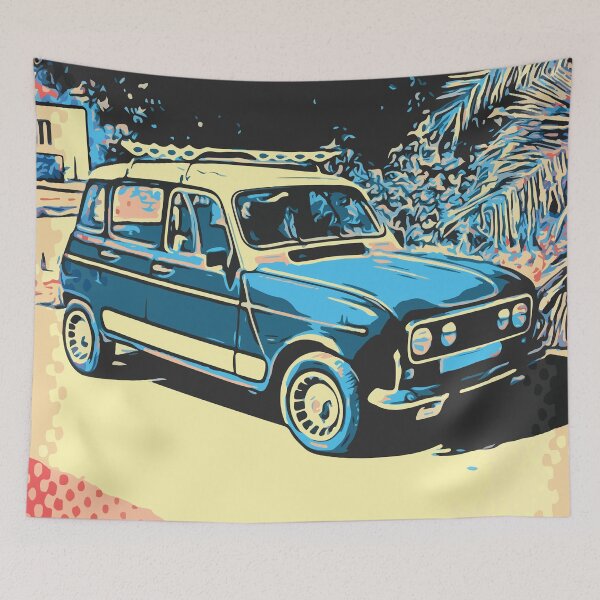 Item preview, Retro French Car designed and sold by D-Spot Shop.