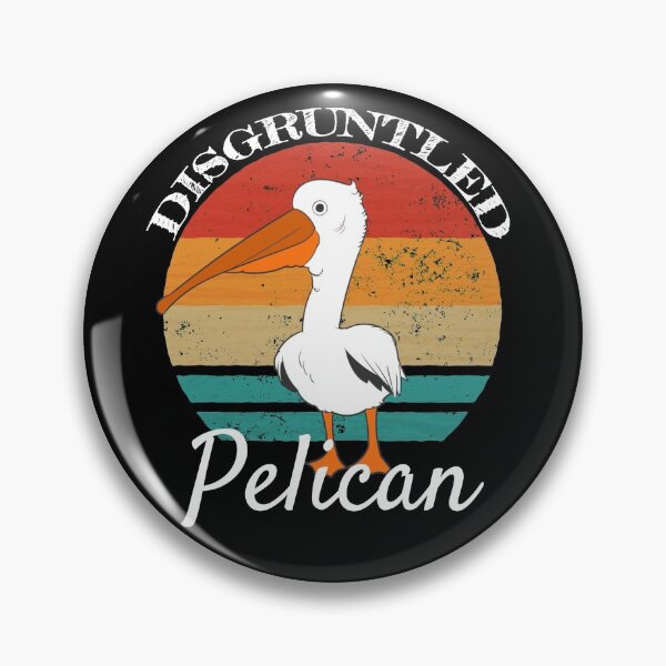 Item preview, Disgruntled Pelican Gift Retro designed and sold by leofel.