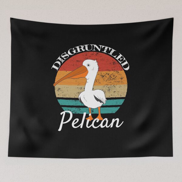 Item preview, Disgruntled Pelican Gift Retro designed and sold by leofel.
