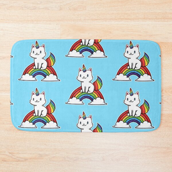 Item preview, Rainbow Unicorn Cat  designed and sold by LisaArtShop.
