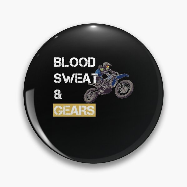Item preview, Blood Sweat & Gears T-shirt | Cool Dirt Bike, Braaap!! Outdoor Motocross Racing designed and sold by NewDayDesigns.