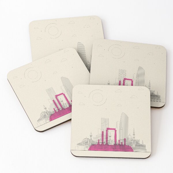 Item preview, Abstract City Posters: Amman, Jordan designed and sold by A Deniz Akerman.