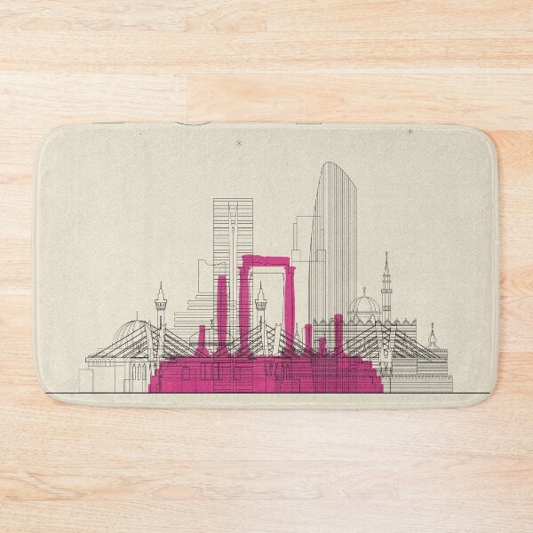 Item preview, Abstract City Posters: Amman, Jordan designed and sold by A Deniz Akerman.
