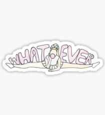 Whatever Cheerleader Sticker