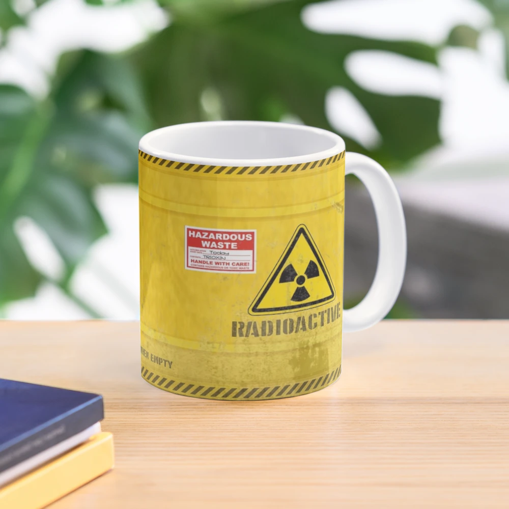 RADIOACTIVE MUG Toxic Waste Barrel Coffee Mug for Sale by Tree45