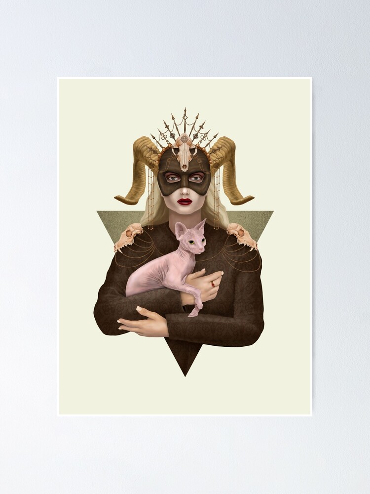 Thumbnail 1 of 3, Poster, Priestess designed and sold by zakrutledge.