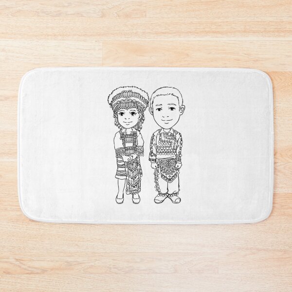 Item preview, Hmong Women Hmong Men Cute Couple designed and sold by HmongDesignsByM.