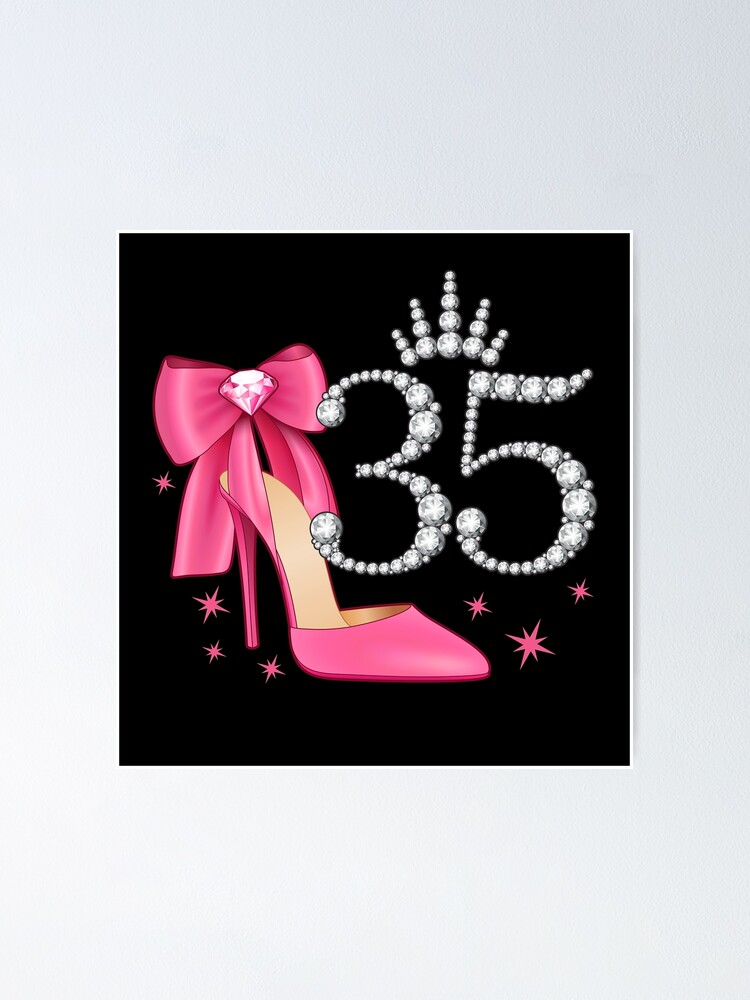 Carte D'anniversaire 35 Ans Avec Enveloppe, Décorations De 35e Anniversaire Pour Femme, Cadeau D'anniversaire Pour Elle, Cartes D'anniversaire Pour