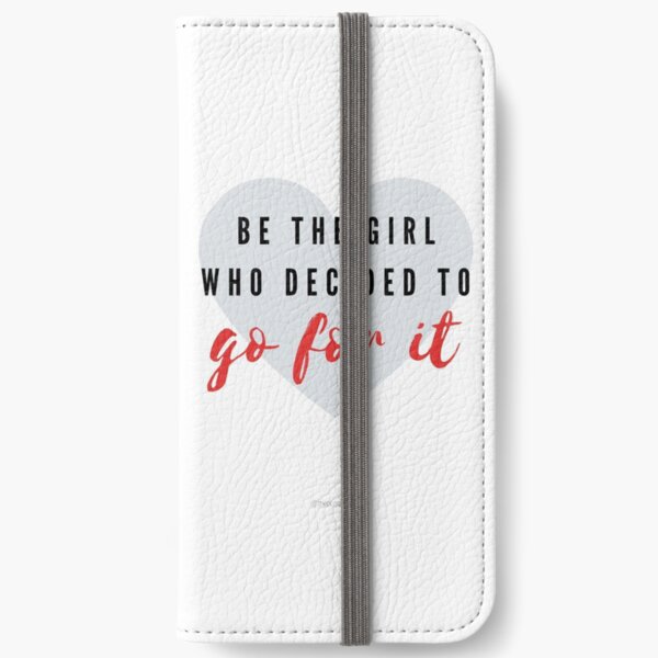 PCOS Be The Girl Who Decided To Go For It Red iPhone Wallet