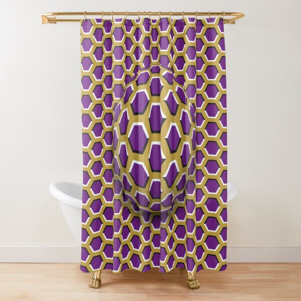 Optical illusion Shower Curtain