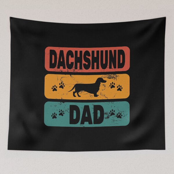 Item preview, Dachshund Dad Wiener Long Body Dachshund Breed Paw Bone Dogs Paws Animal Dogs Bone Pet Paw Owners Man's Bestfriend designed and sold by shirti.