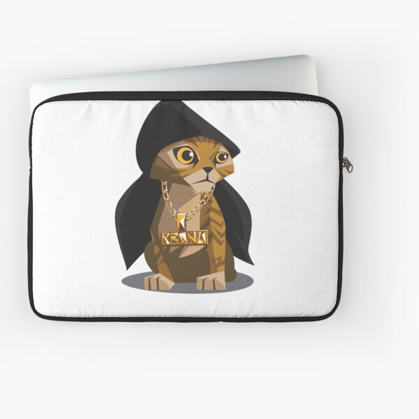 Cute Gangster Kitty Laptop Sleeve