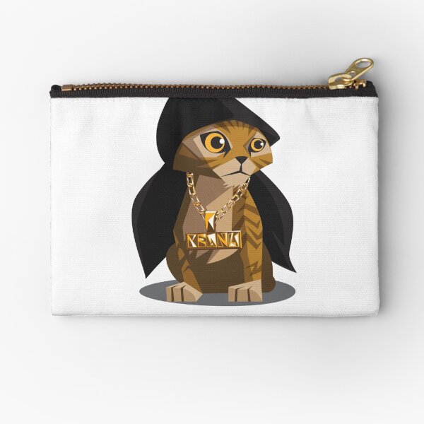 Cute Gangster Kitty Zipper Pouch