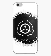 Abstact SCP symbol (black version) iPhone Case