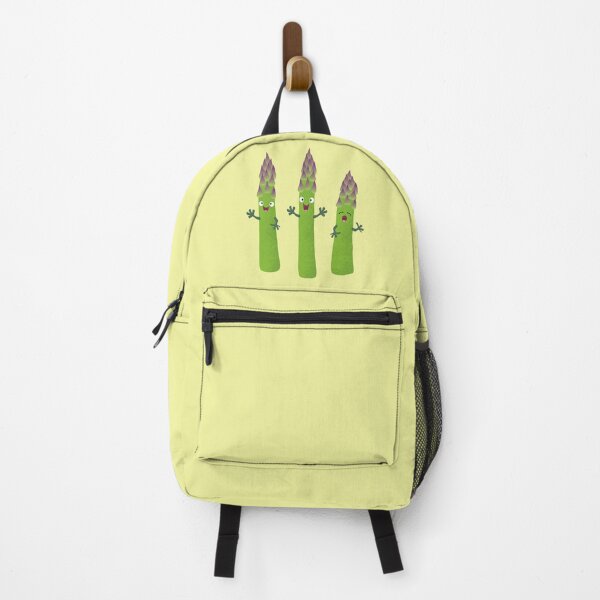 Item preview, Cute asparagus singing vegetable trio cartoon  designed and sold by FrogFactory.