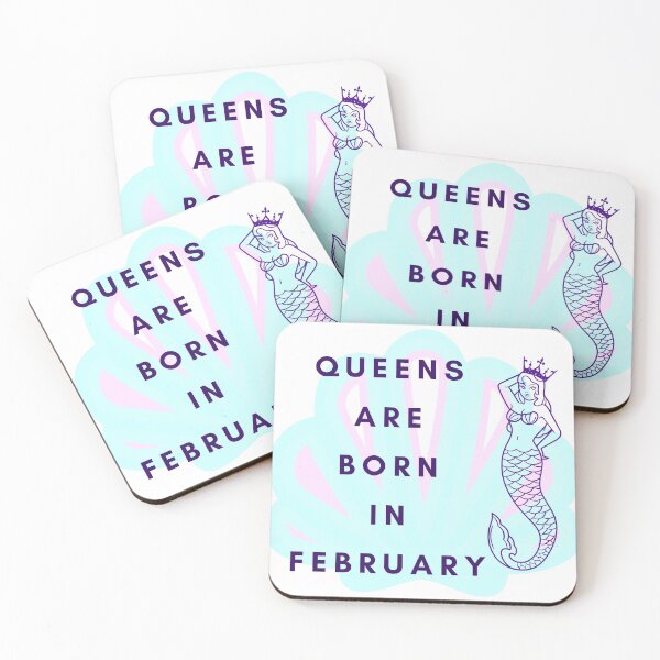 Item preview, Queens are Born in February designed and sold by ImpPrintsArt.