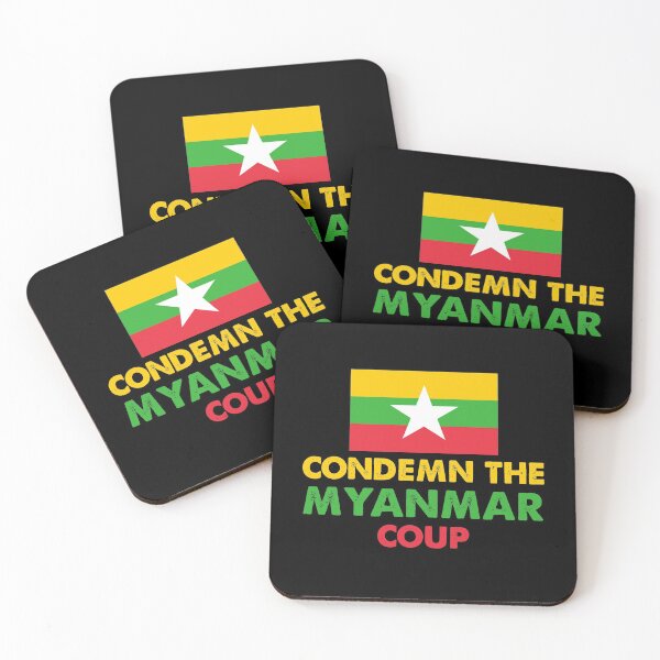 Item preview, Codemn the Myanmar Coup designed and sold by Niishouseca.
