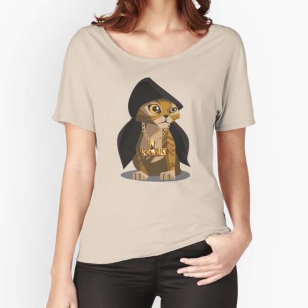Cute Gangster Kitty Relaxed Fit T-Shirt
