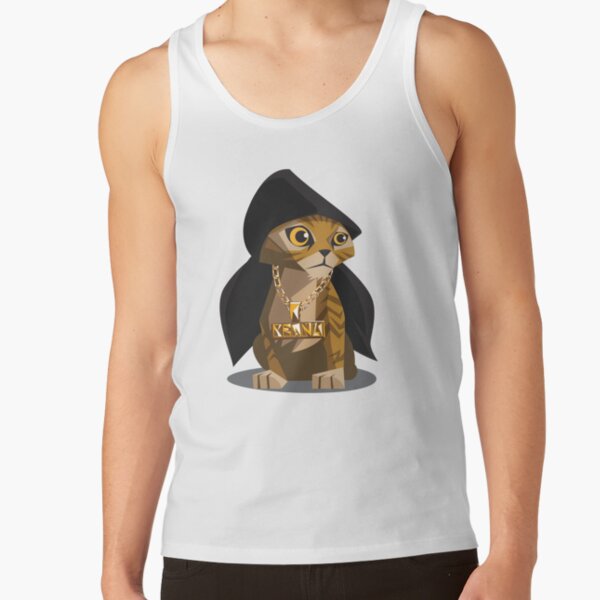 Cute Gangster Kitty Tank Top