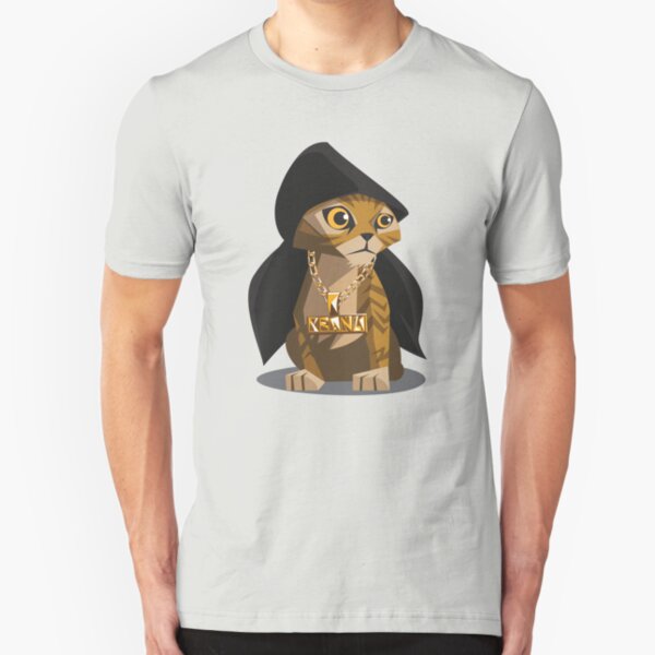 Cute Gangster Kitty Slim Fit T-Shirt